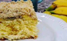 Receita de Cuca de Banana