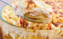 Filé de Peixe assado no Forno Com Creme de Leite