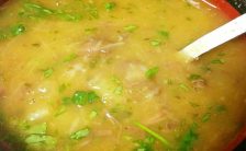 Caldo de Mandioca com Costela