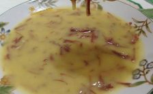 Caldo De Mandioquinha com Carne Seca
