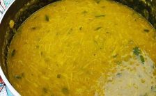 Caldo de Mandioca com Frango