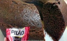 Bolo de Chocolate com Café