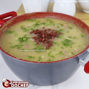Caldo Cremoso de Mandioca