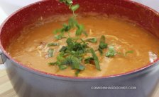 Caldo de Frango com Bacon