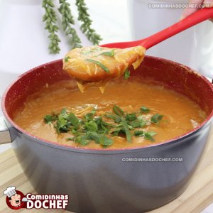 Caldo de Frango Caseiro