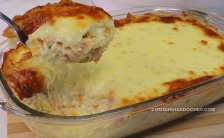 Arroz de Forno com Presunto e Queijo