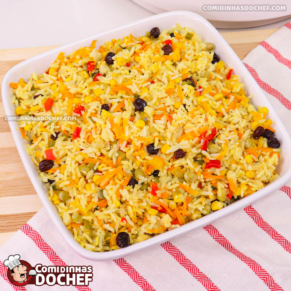 Arroz à Grega com Cenoura