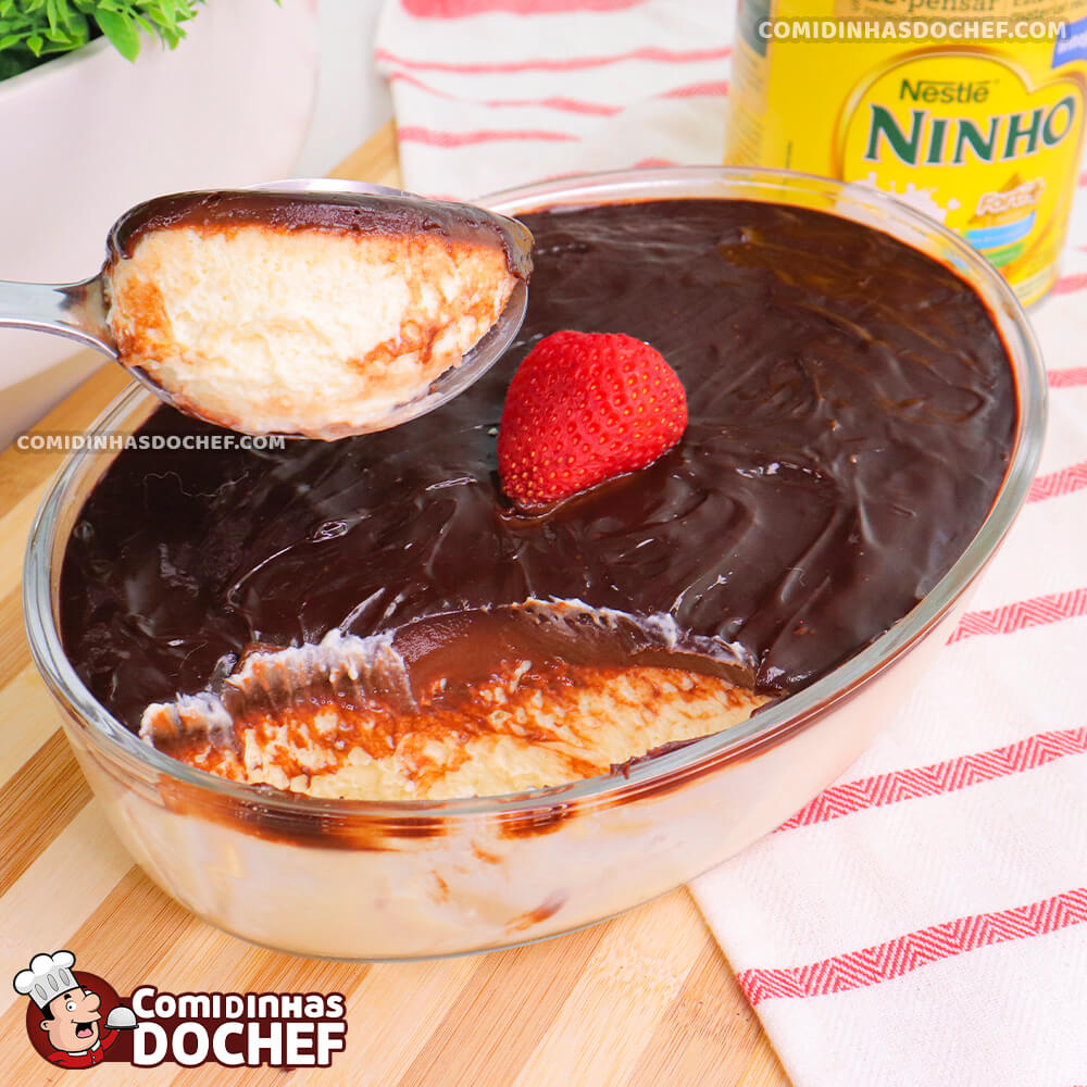 Mousse de Leite Ninho Com Chocolate