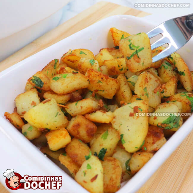Batata Salteada Simples e Fácil