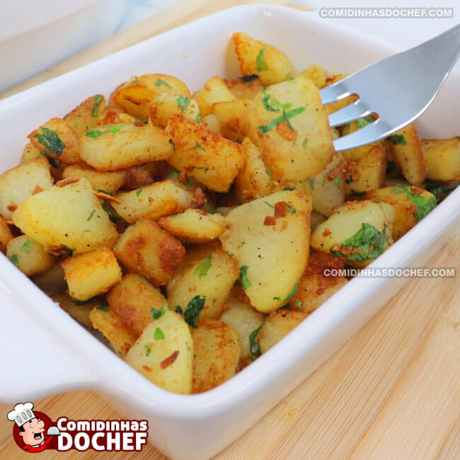 Batata Sauté Frita na Frigideira