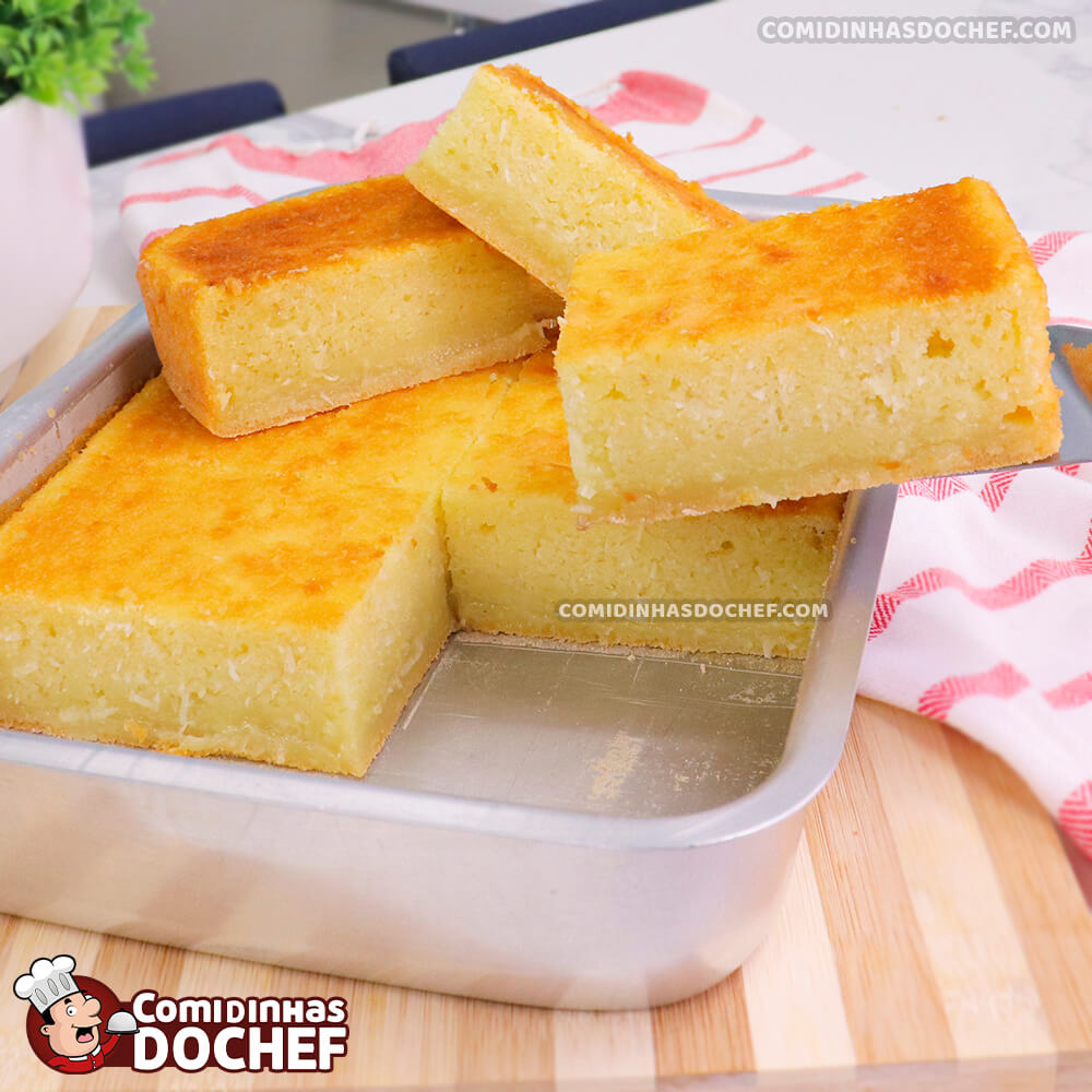 Bolo de Mandioca Assado