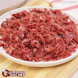 Carne Seca Desfiada Rápida e Fácil