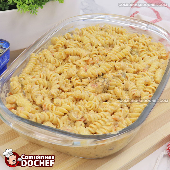 Macarrão com Sardinha Simples