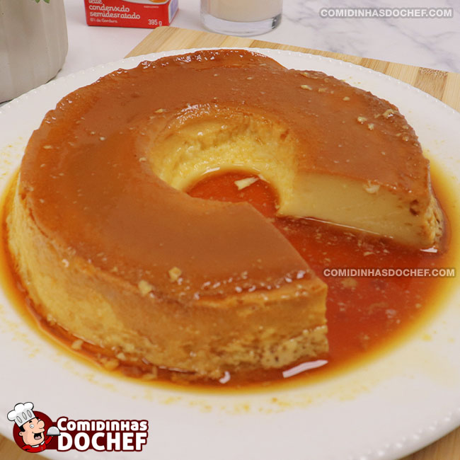 Pudim de Leite Condensado na AirFryer