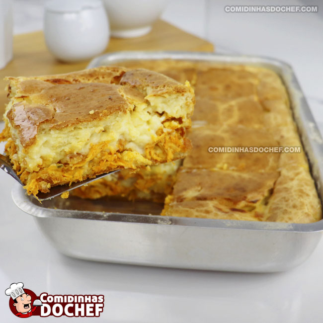 Torta de Frango com Catupiry