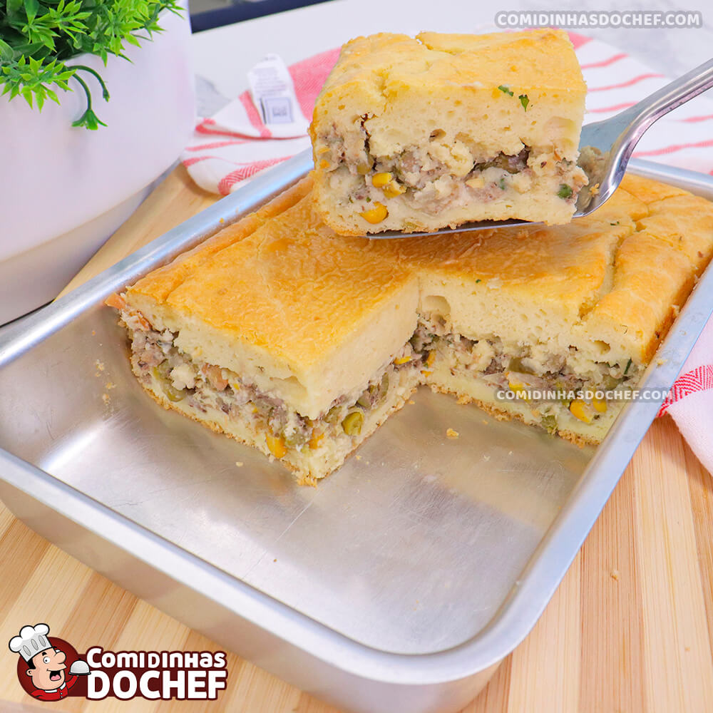 Torta de Sardinha em Lata Tradicional