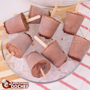 Picolé de Chocolate no Copinho