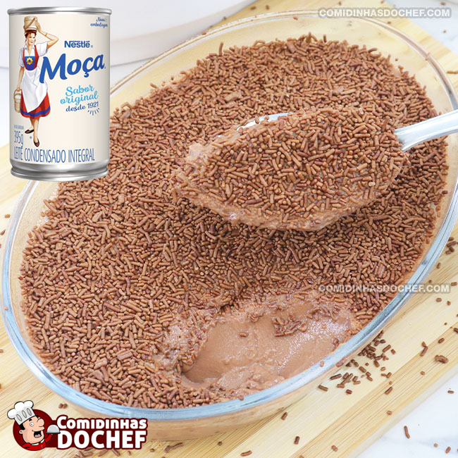 Sobremesa de Chocolate com Creme de Leite
