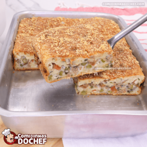 Torta de Liquidificador de Atum Rápida