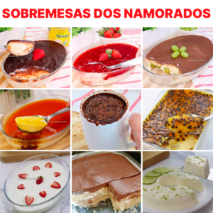 26 Sobremesas Simples para o Dia dos Namorados