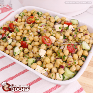 Salada de Grão de Bico Fit