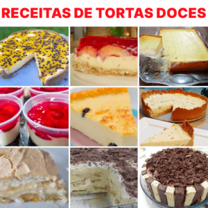12 Receitas de Tortas Doces com Passo a Passo Simples