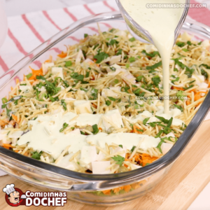 Salada na Travessa com Molho de Alho