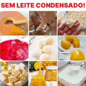 21 Receitas Doces sem Leite Condensado