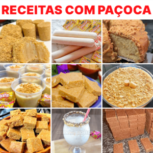 9 Receitas Deliciosas com Paçoca para fazer bem Rapidinho!