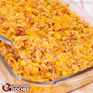 Arroz de Preguiçoso com Calabresa