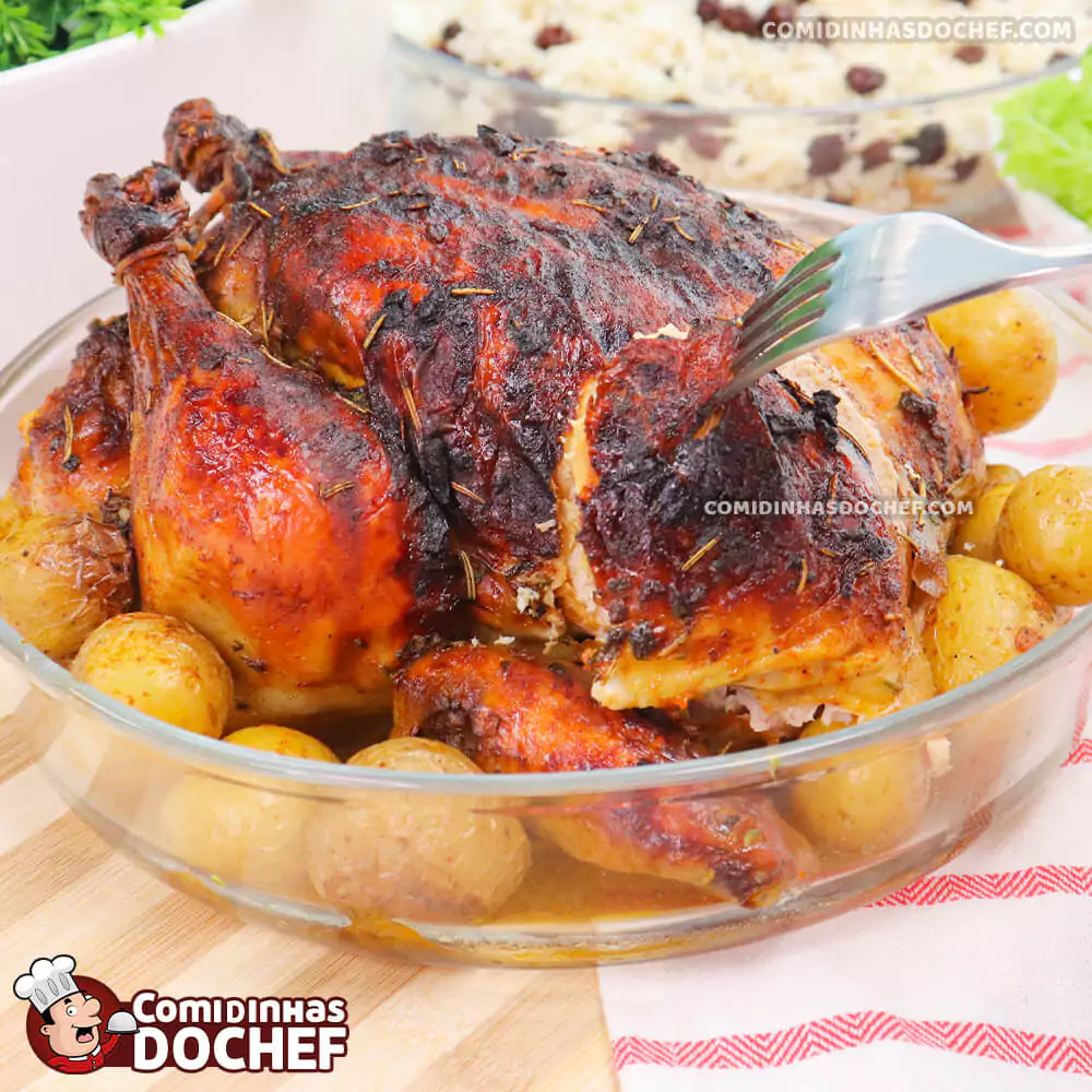 Frango Assado Igual de Padaria