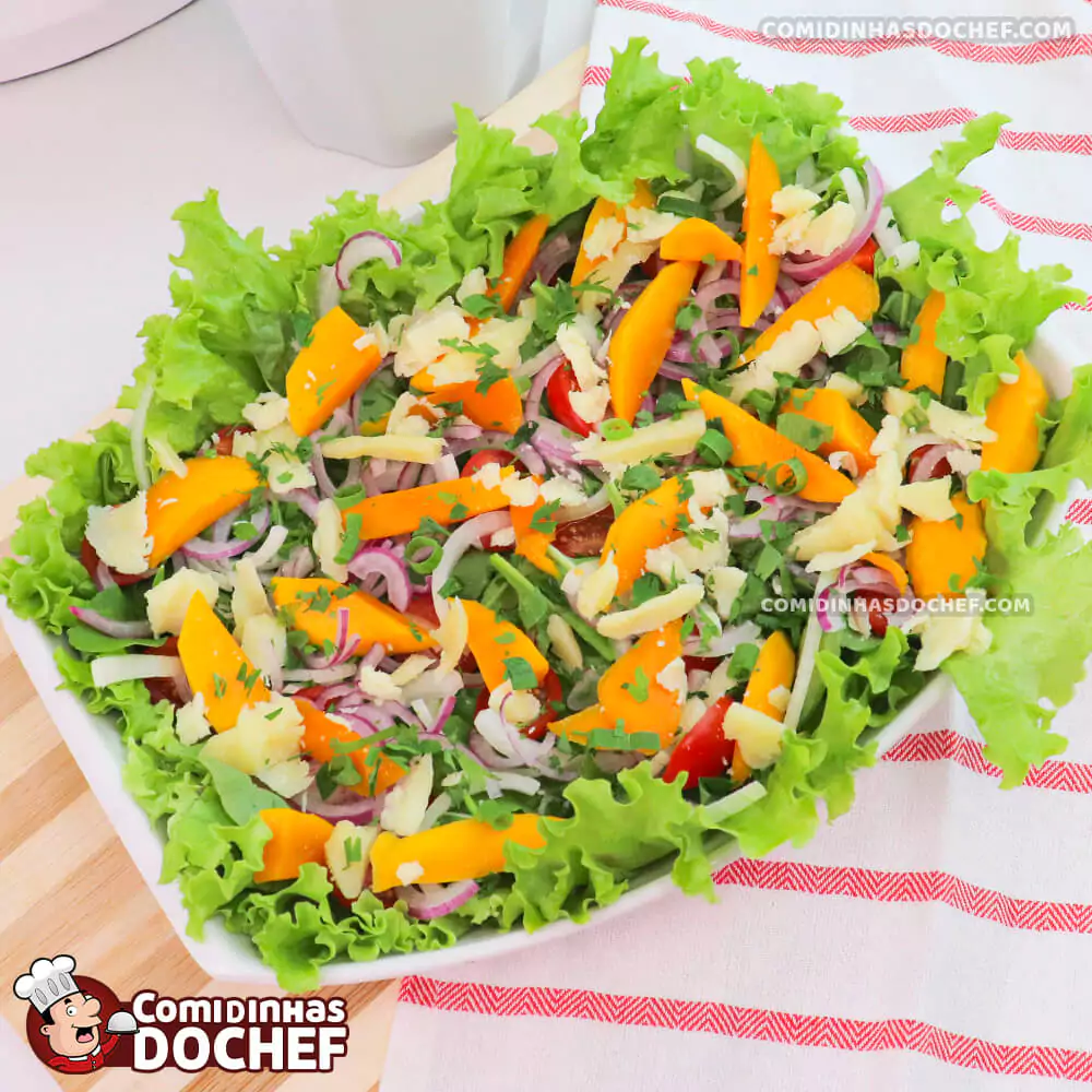 Salada Tropical com Fruta