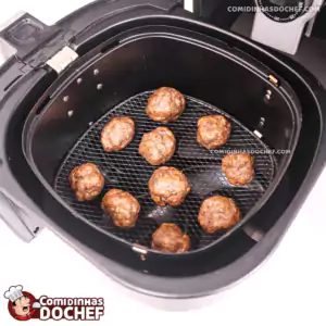 Bolinho de Carne Moída na Airfryer